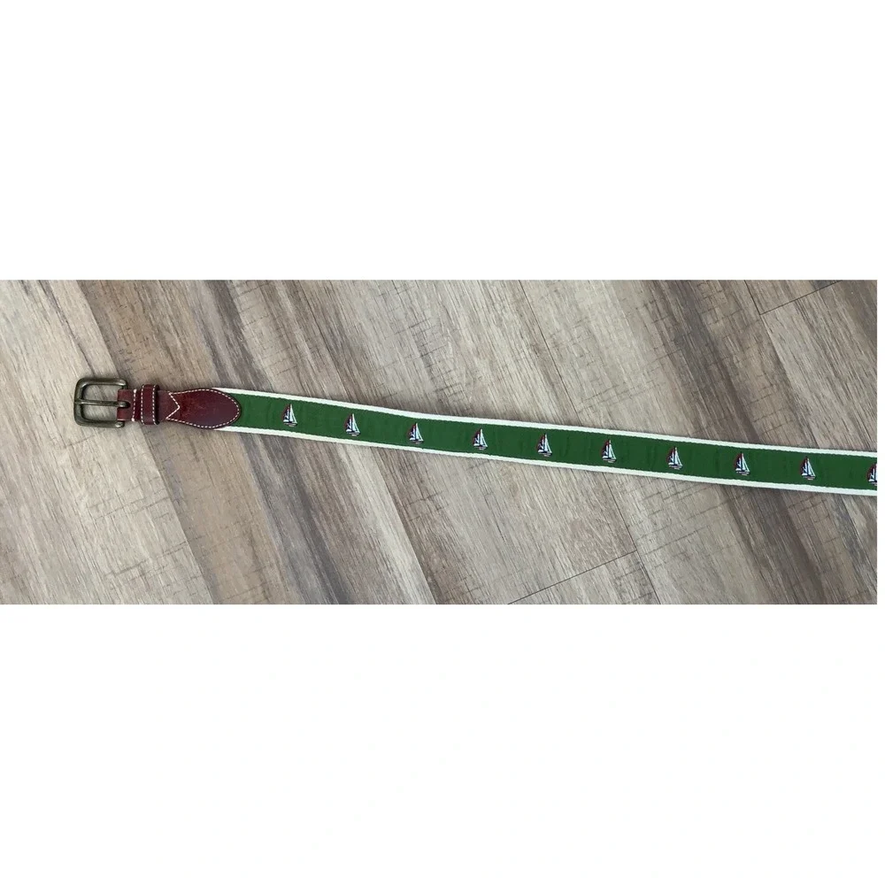 J. Crew sailboat belt Size 38